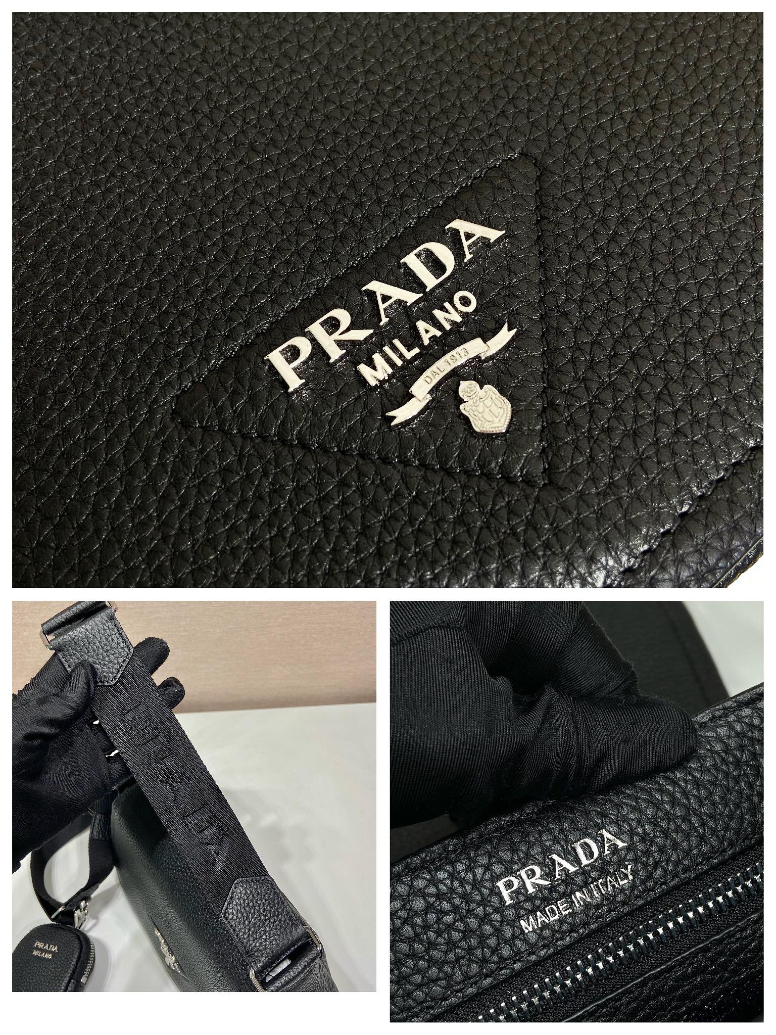 Pra*a 1bd293 crossbody bag -24*17*9.5cm