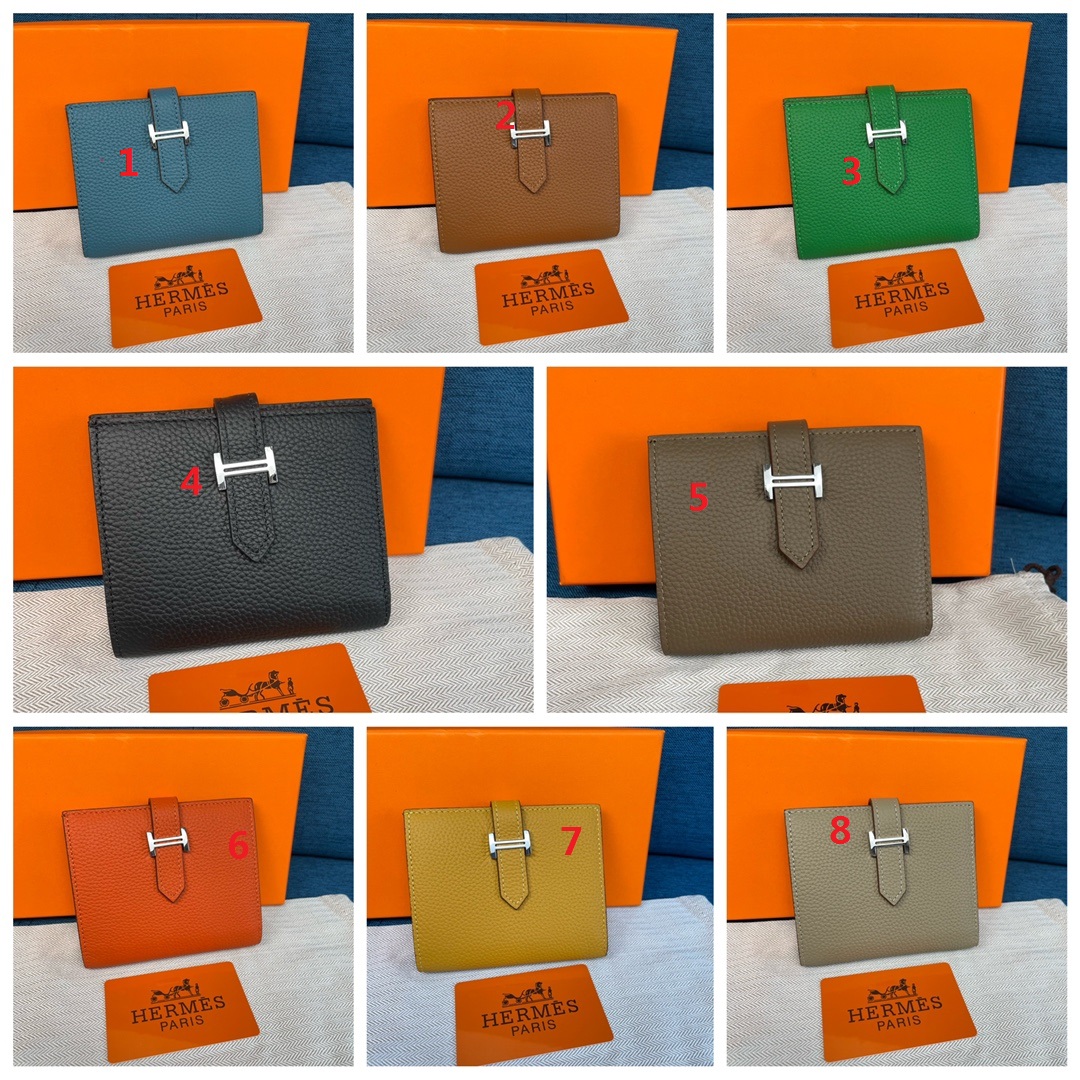H**mes constance togo leather-10*12cm