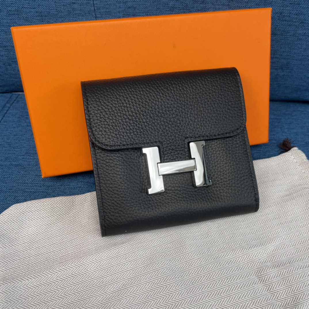 H**mes constance togo leather-13*11.8cm