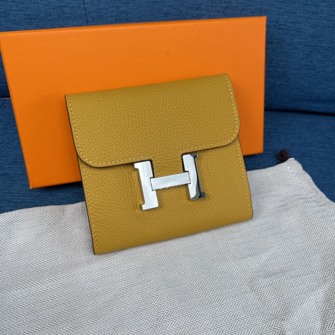 H**mes constance togo leather-13*11.8cm