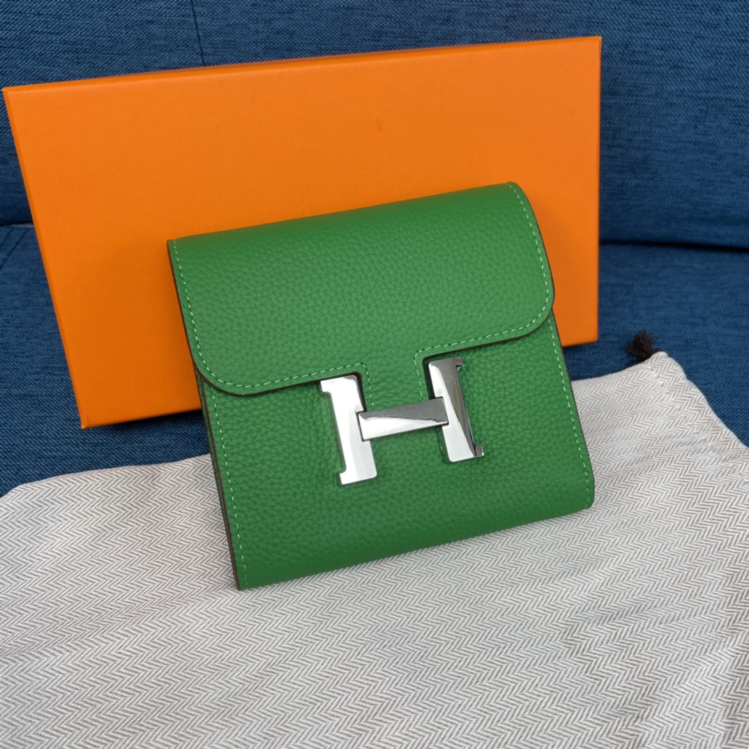 H**mes constance togo leather-13*11.8cm
