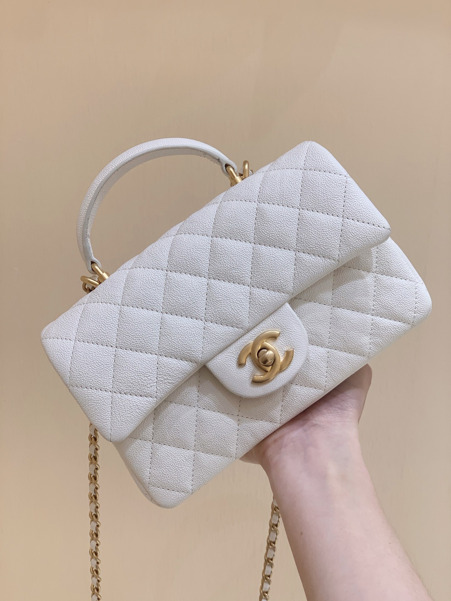 Ch@nel Flap Bag-20*13*9CM