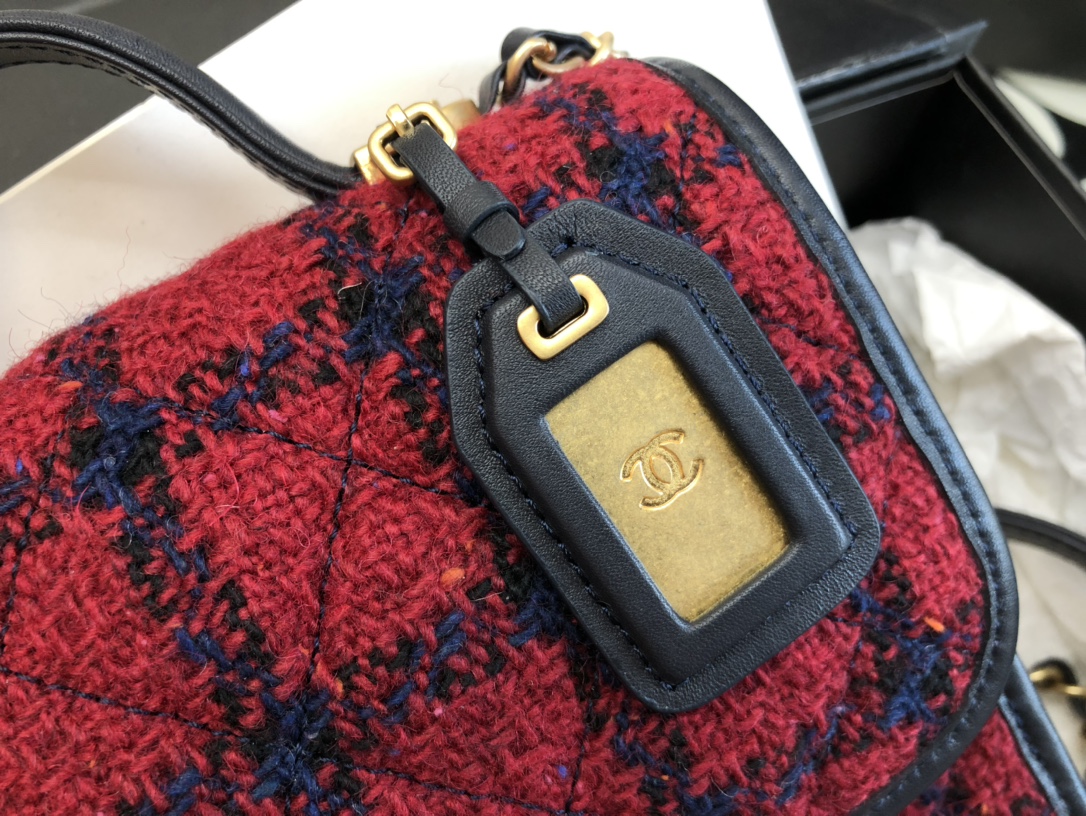 Ch@nel Flap Bag-17*20.5*6CM