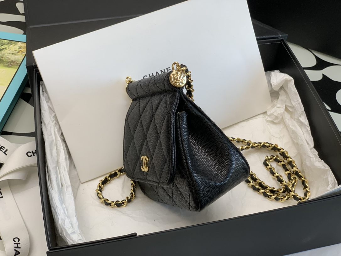 Ch@nel Flap Bag-12.5*14*6CM