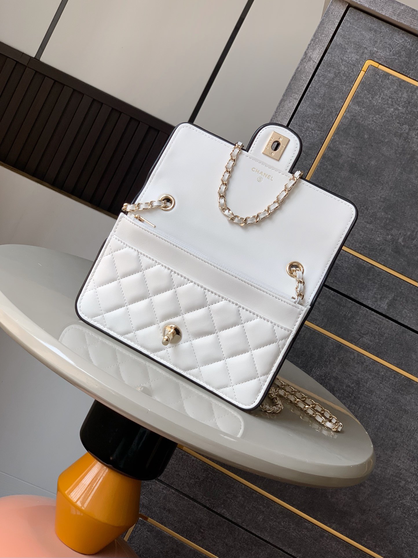 Ch@nel Flap Bag-12.3*19.2*3.5CM