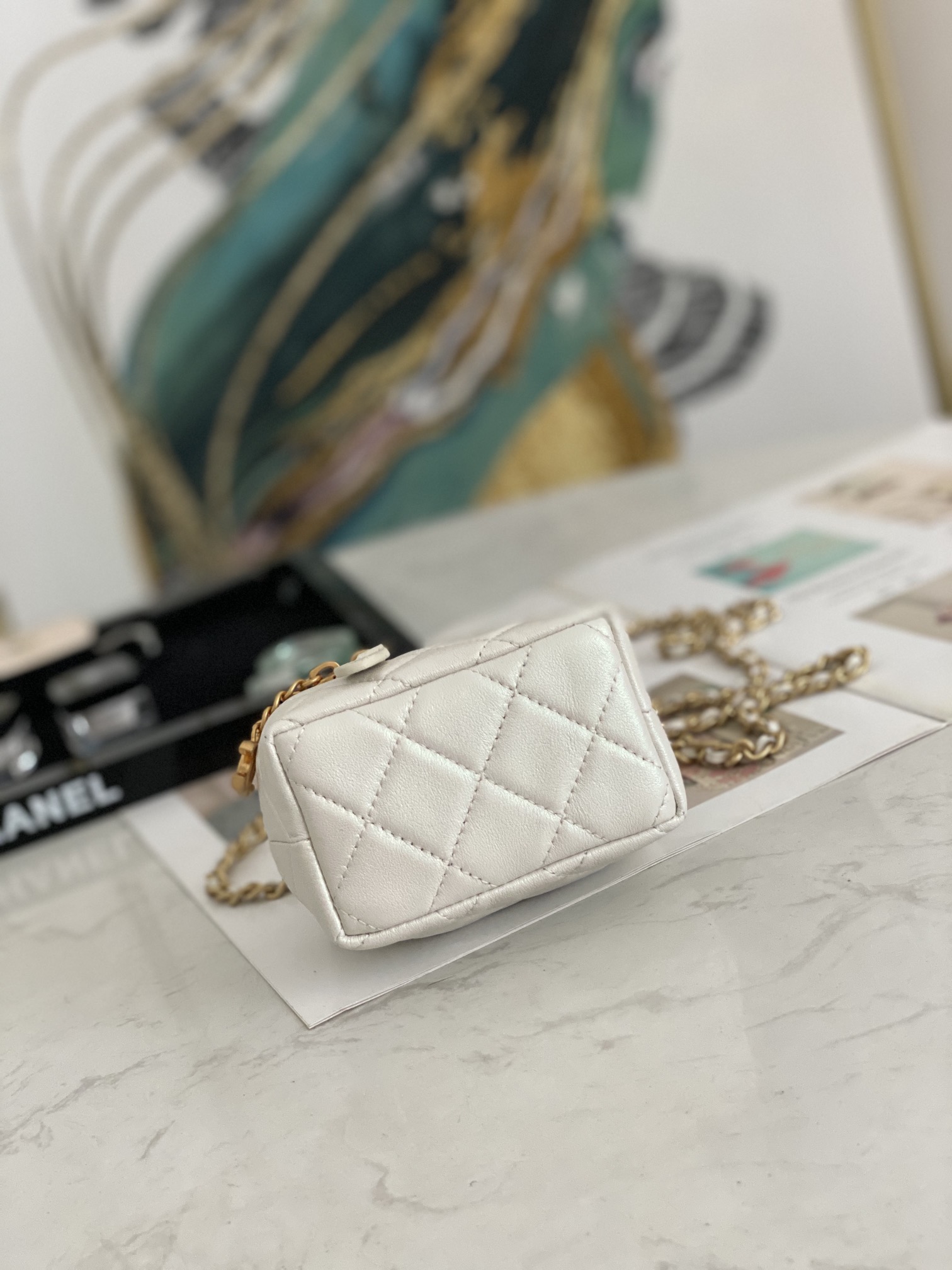Ch@nel Vanity Bag-11.5x12x7CM