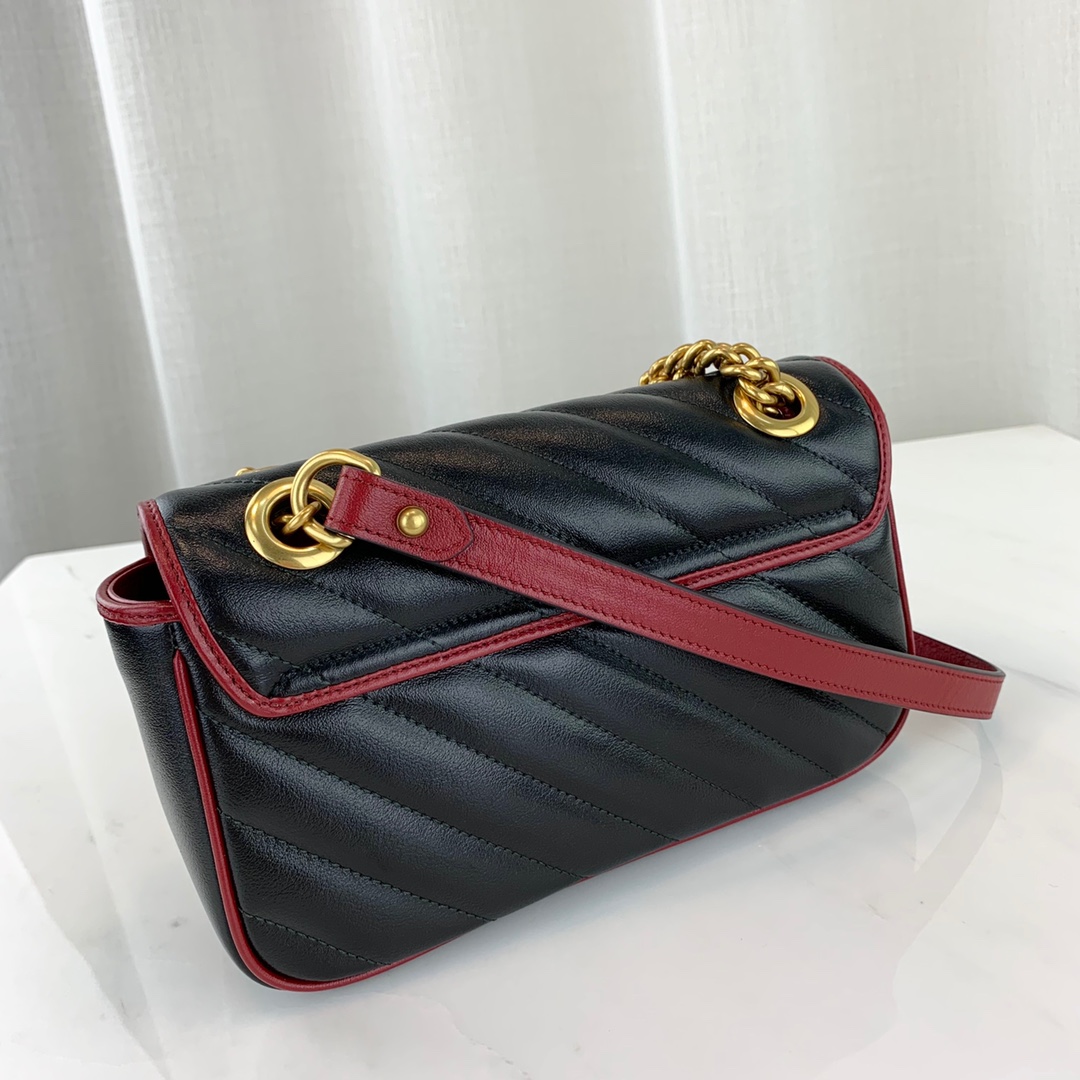 G*u*i marmont bag-14*23*6cm