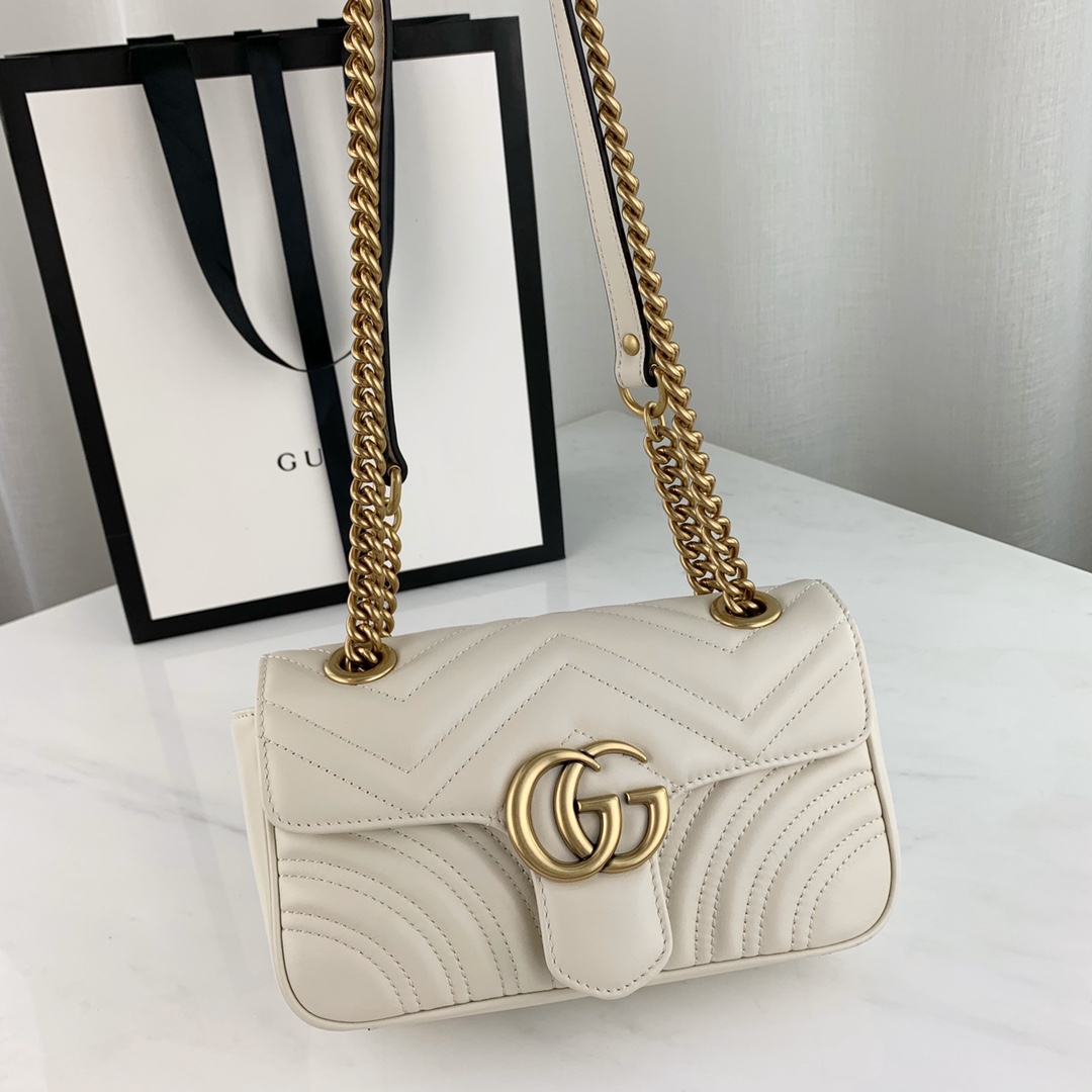 G*u*i marmont bag-14*23*6cm