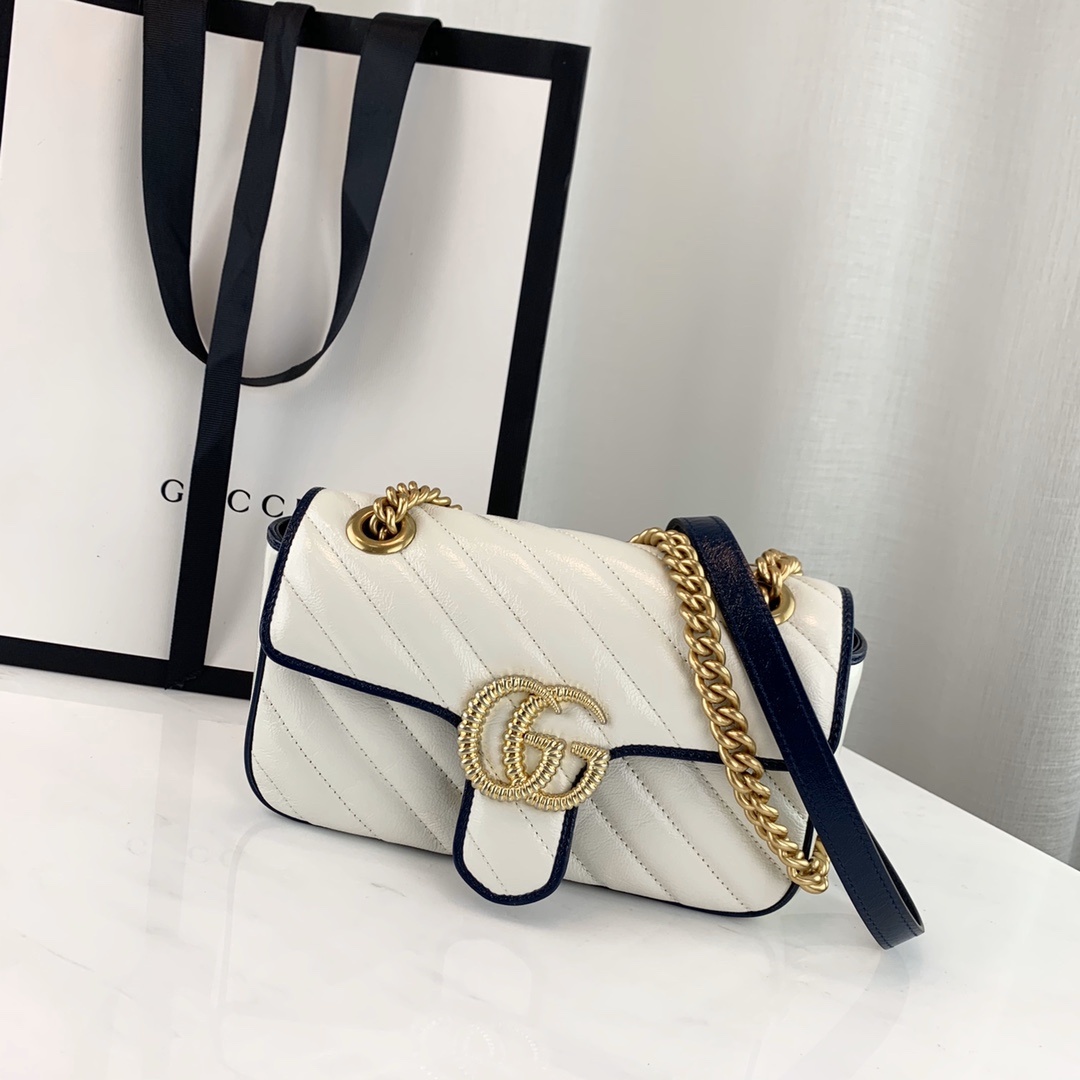 G*u*i marmont bag-14*23*6cm