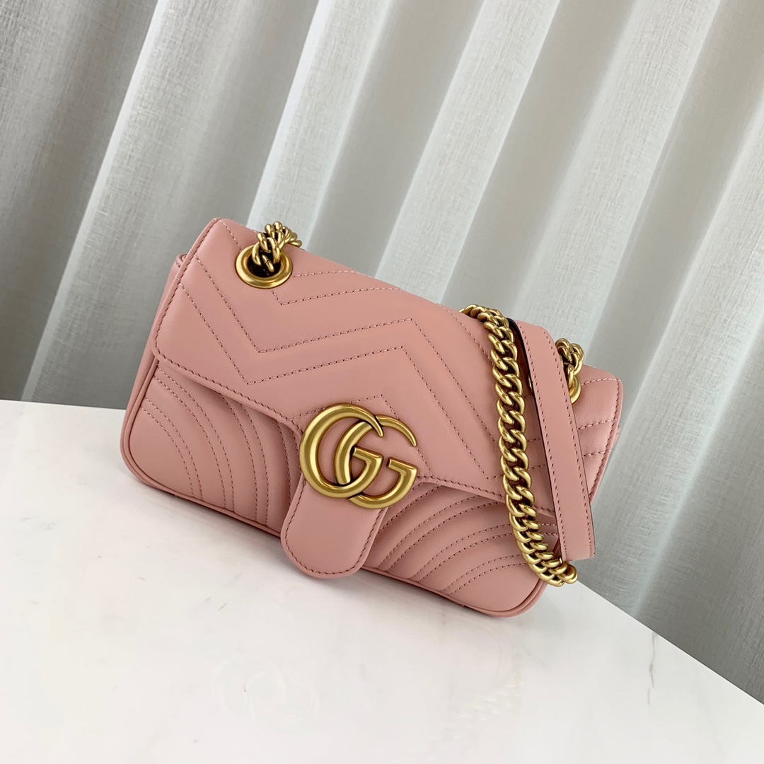 G*u*i marmont bag-14*23*6cm