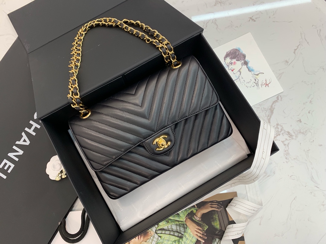 Ch@nel Flap Bag-25CM