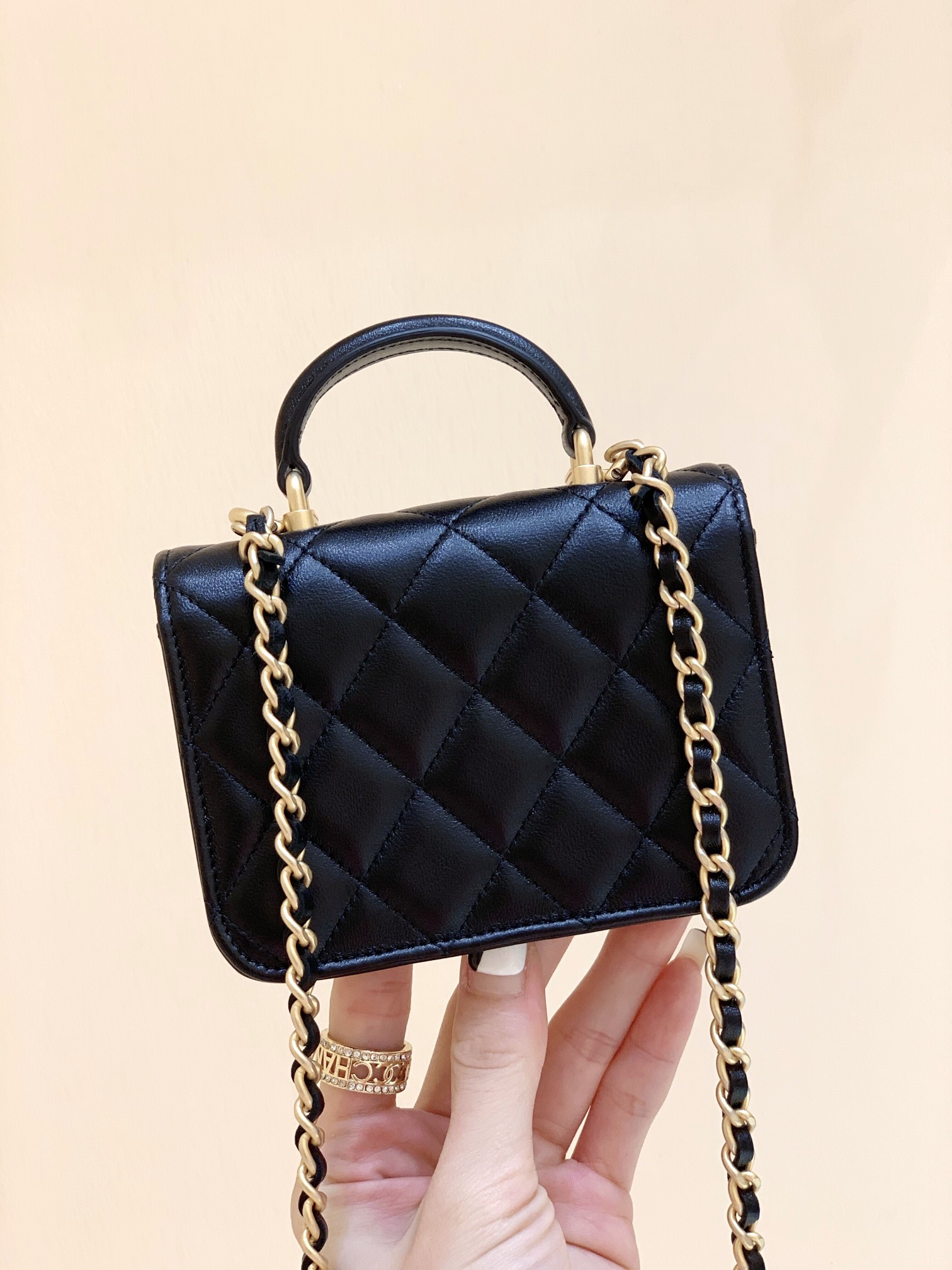 Ch@nel Flap Bag-12.5x9.5x3.5CM