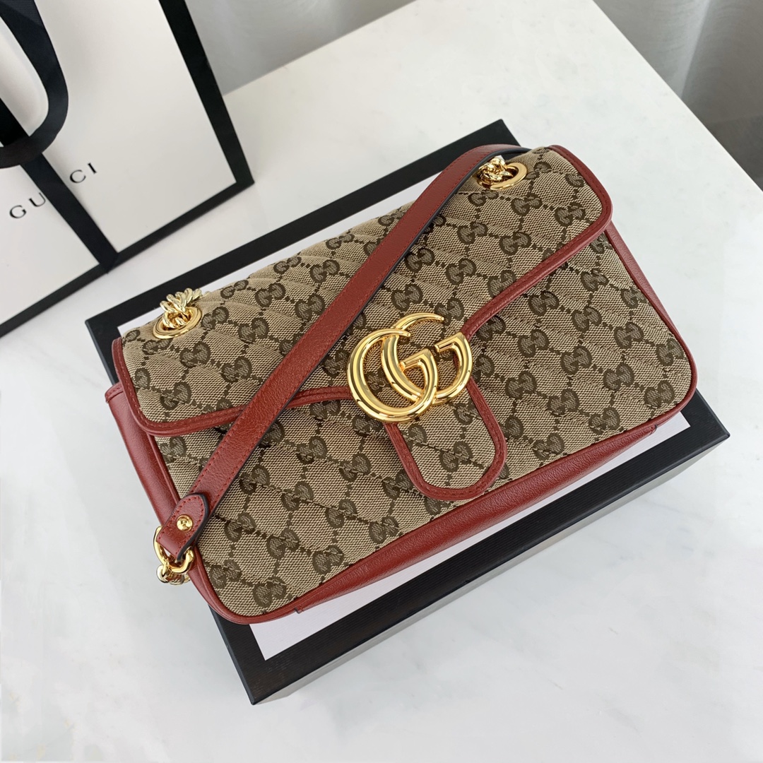 G*u*i marmont bag-26*15*7cm