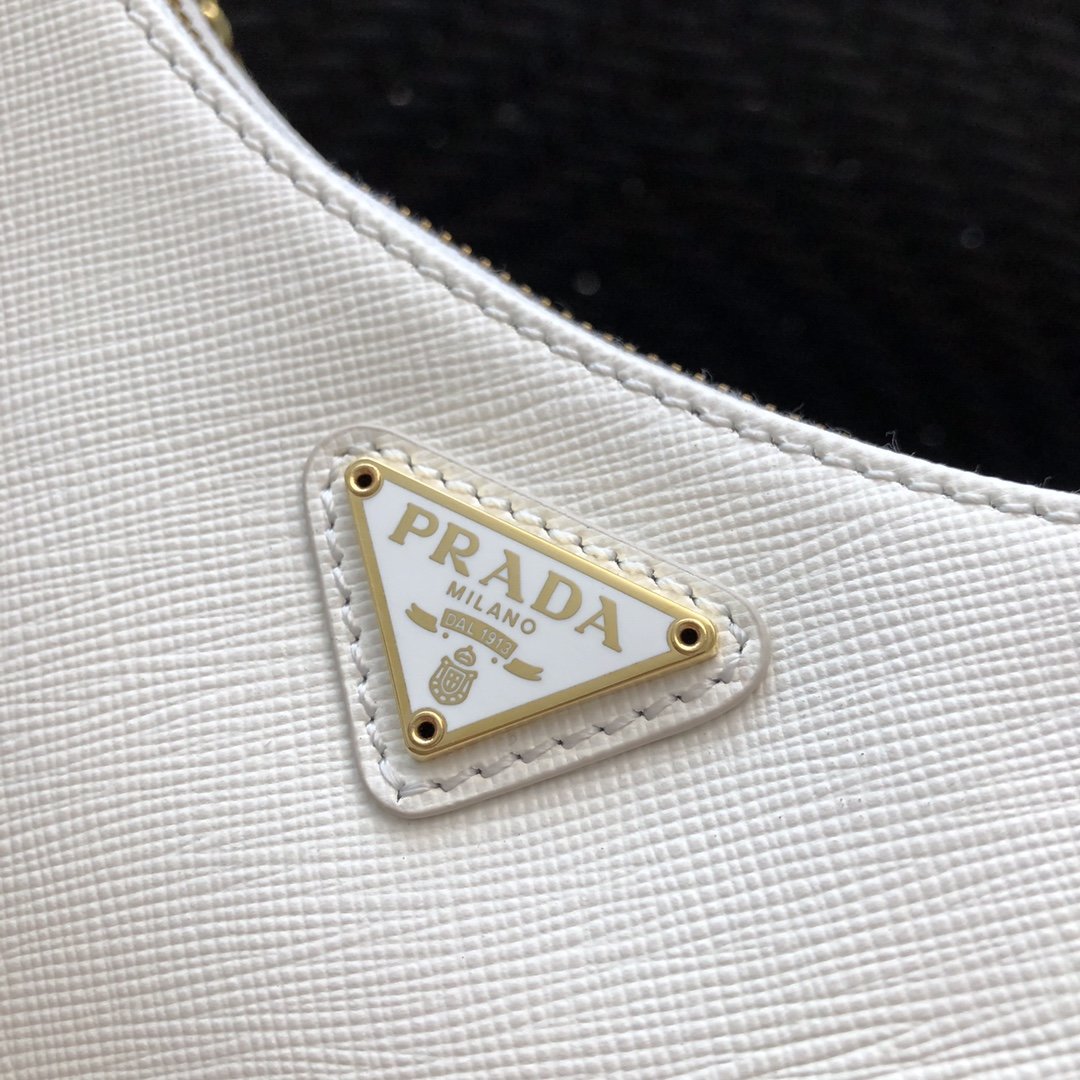 Pra*a nylon hobo bag-bh204 -23*17*6.5cm