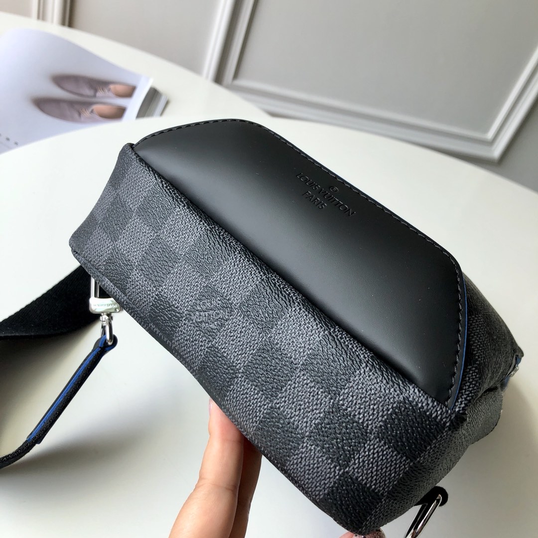 l0*is V*t0n damier graphite avenue bag-20 *31 x*10cm