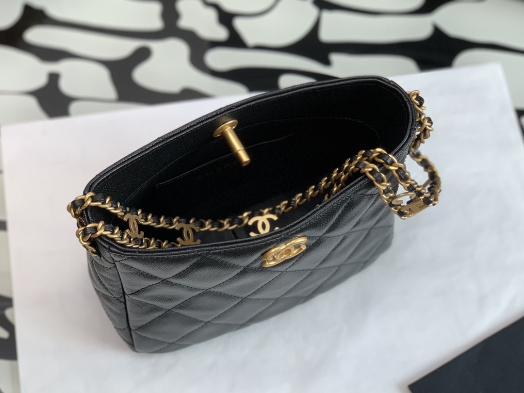 Ch@nel Hobo Bag-19x16x8CM