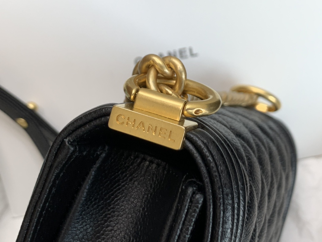Ch@nel Boy Bag-18*12.5*6CM