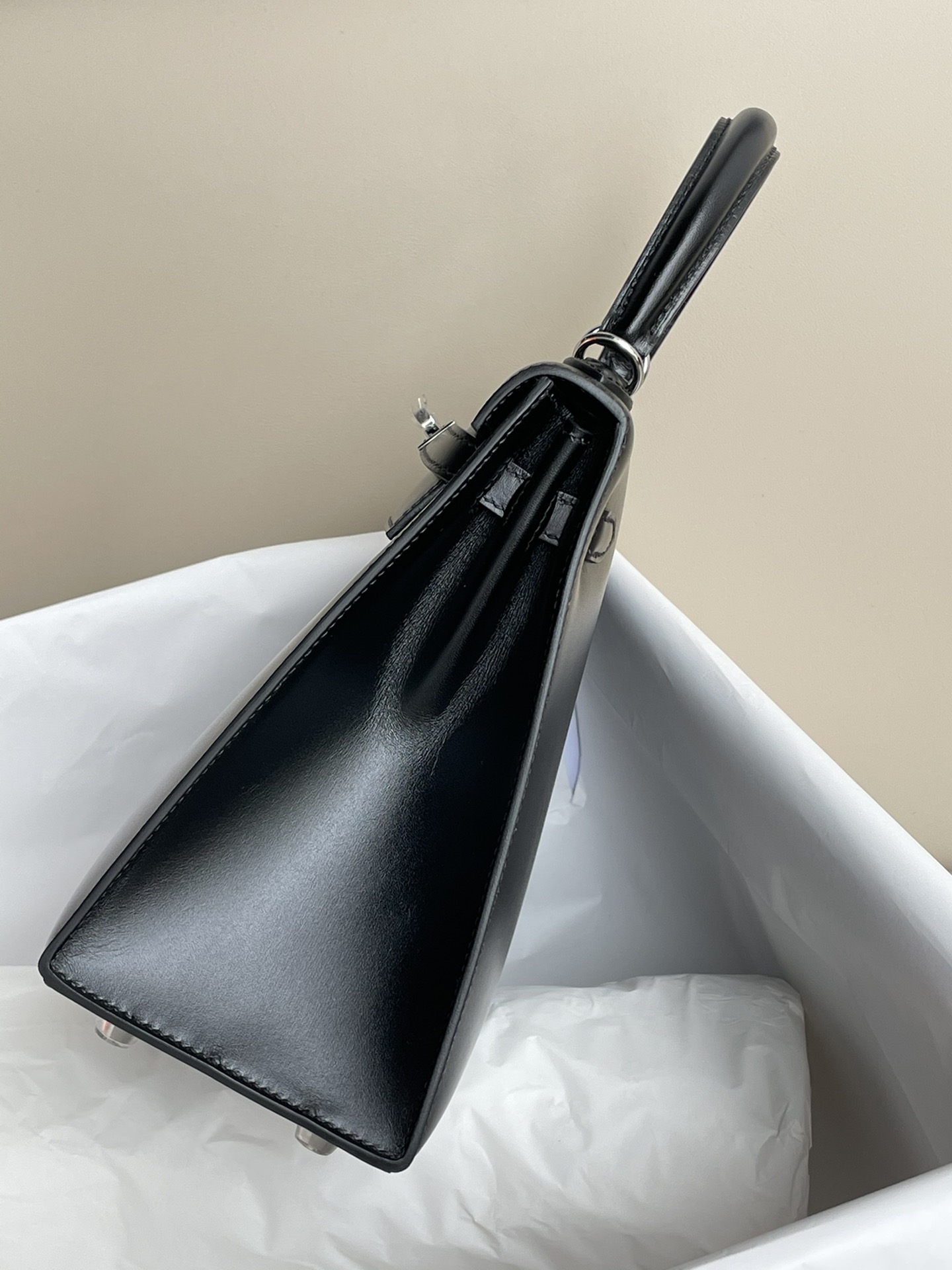 H**mes kelly 25cm-box leather