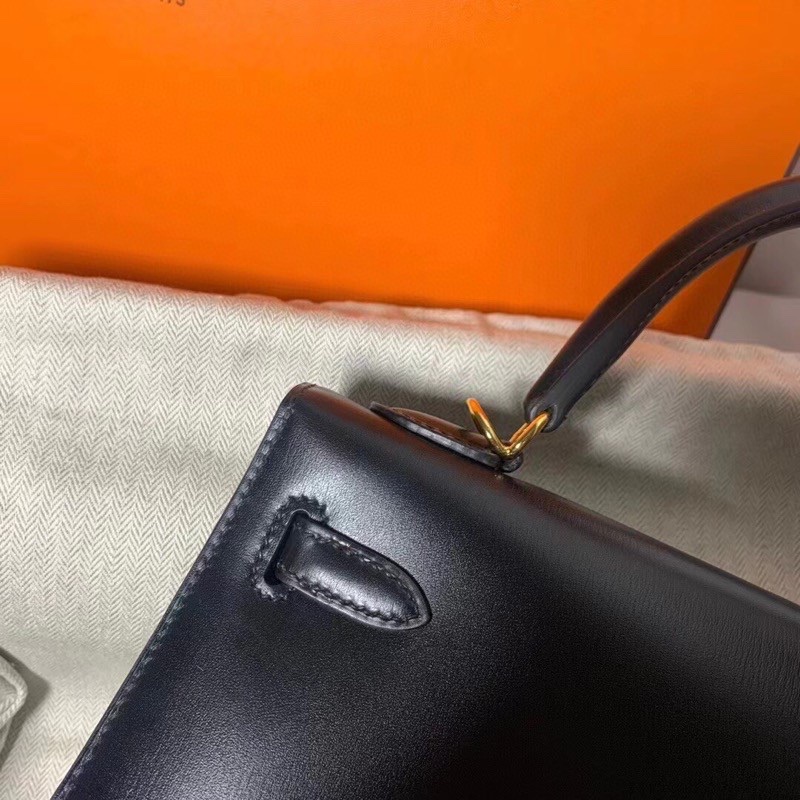 H**mes kelly 25cm-box leather
