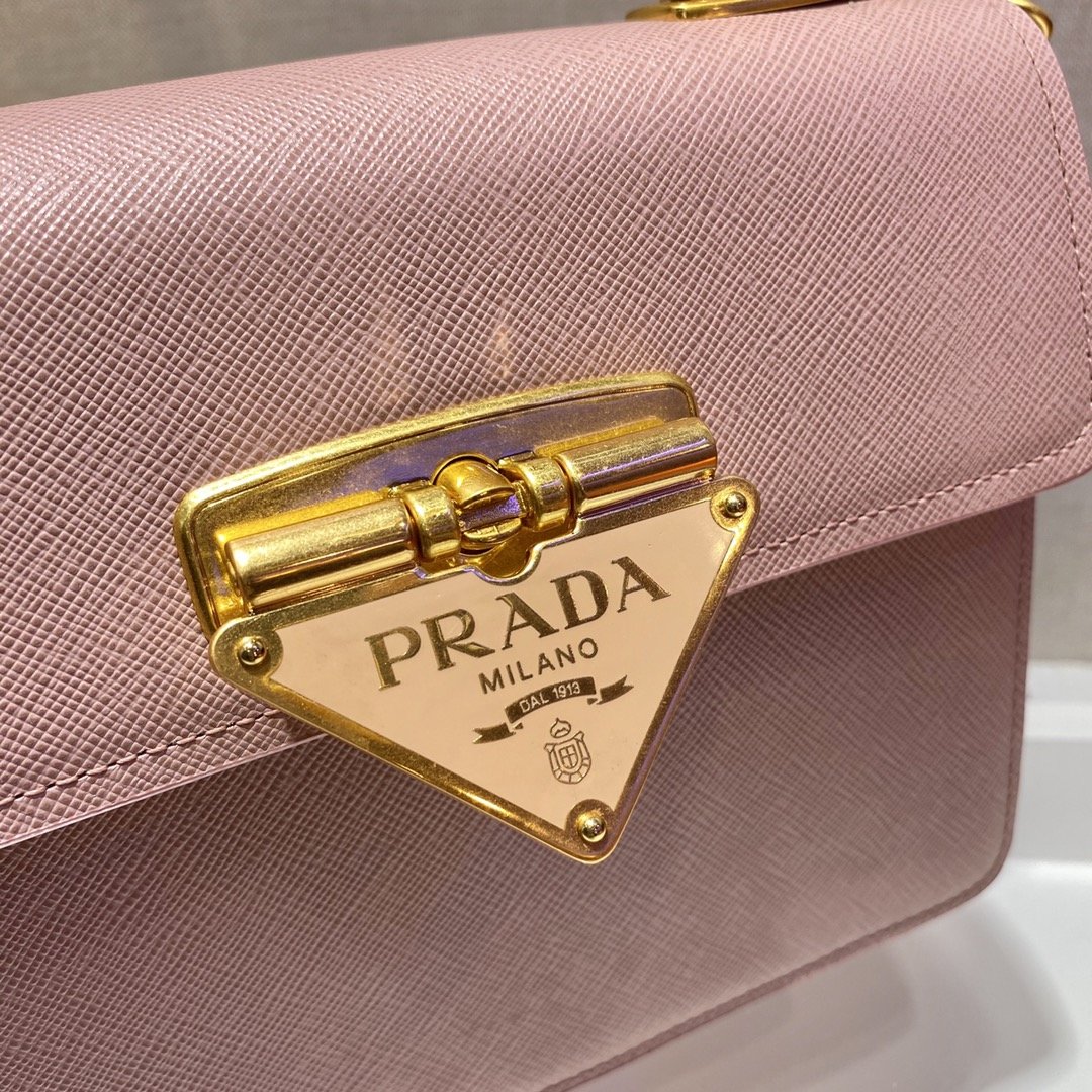 Pra*a 1bd021 chain bag-20*17*8.5cm