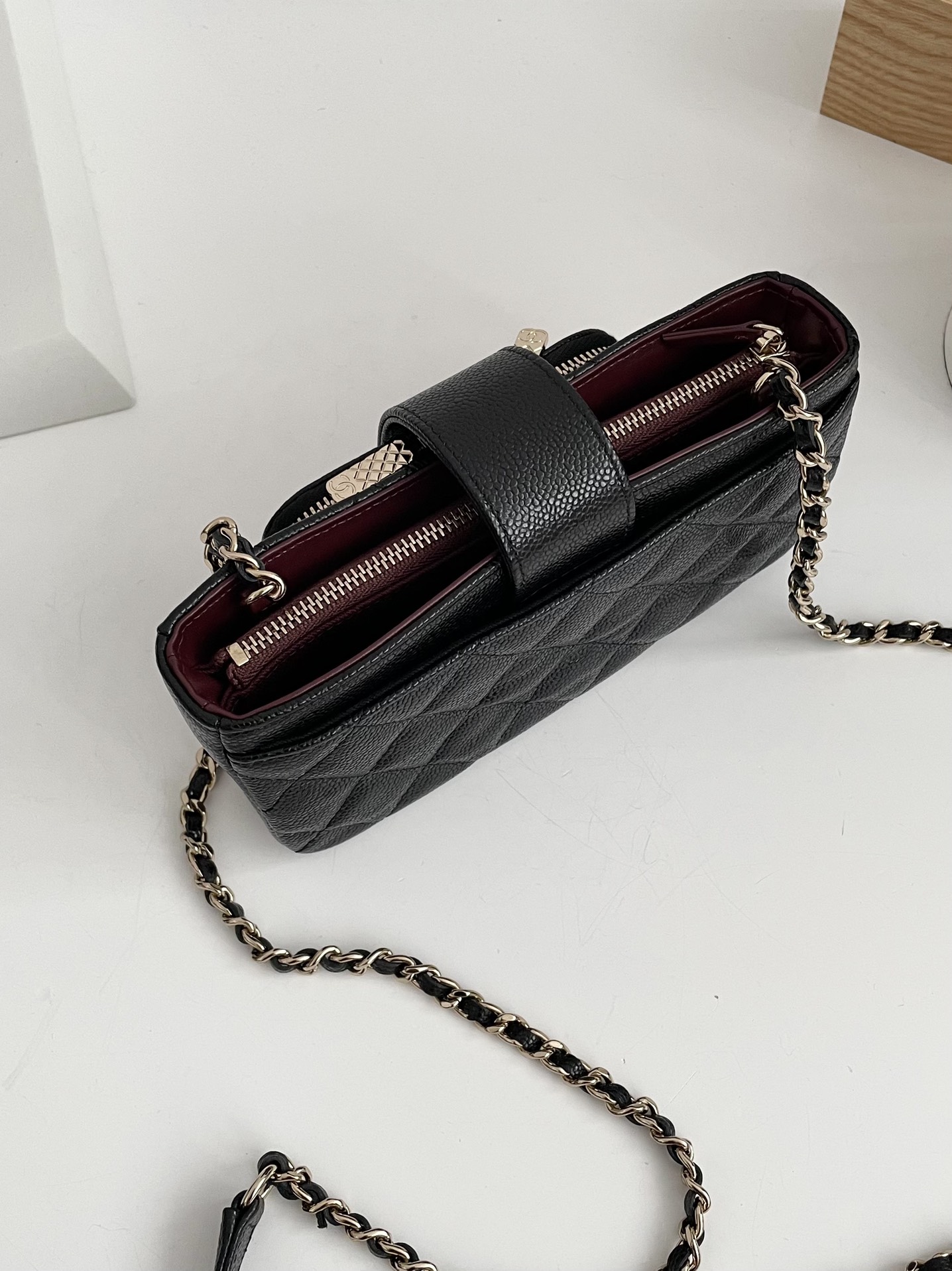 Ch@nel Chain Coin Purse-19*10*3.5CM