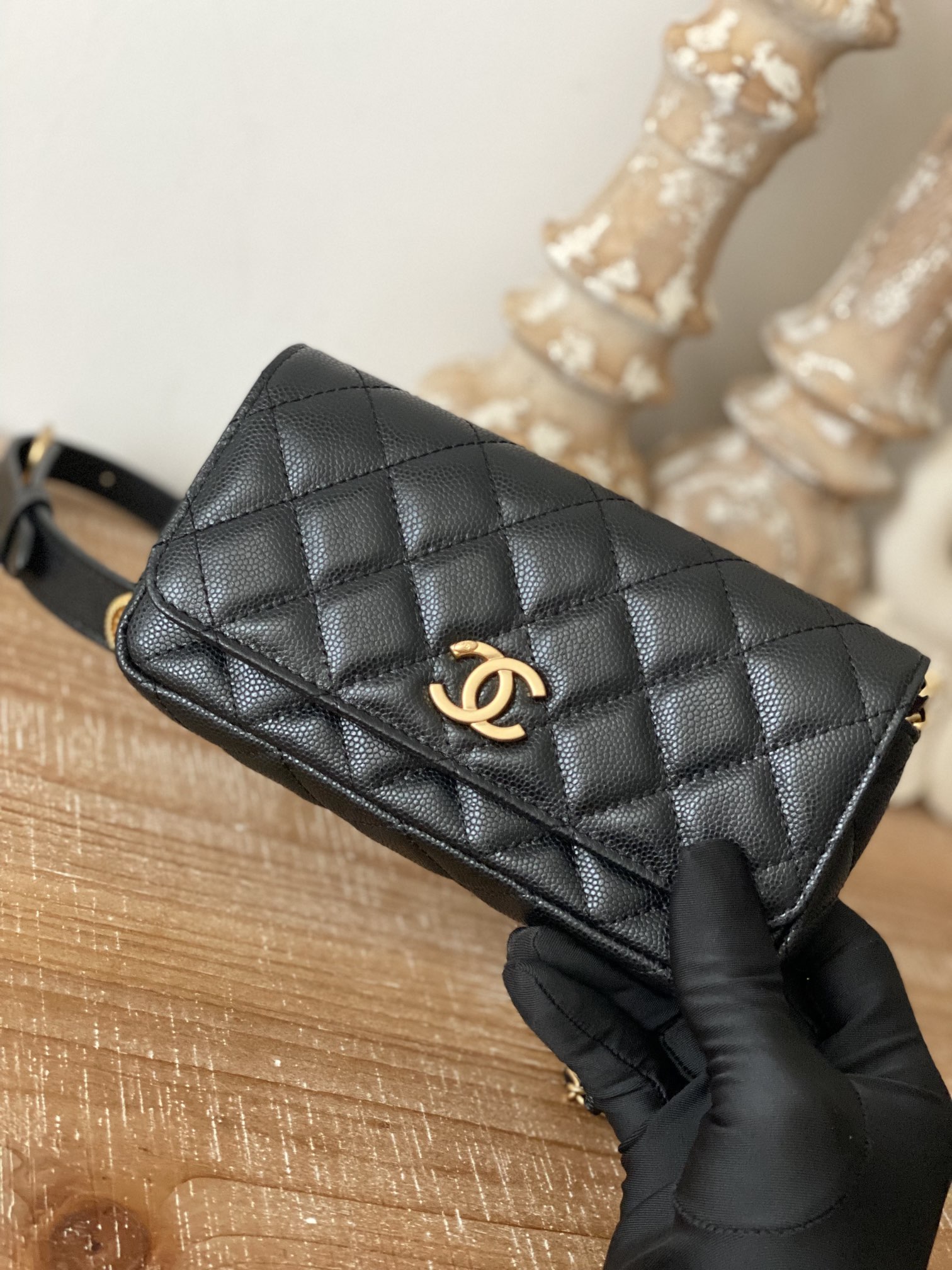 Ch@nel Waist Bag-9.5*17.2*5.4CM