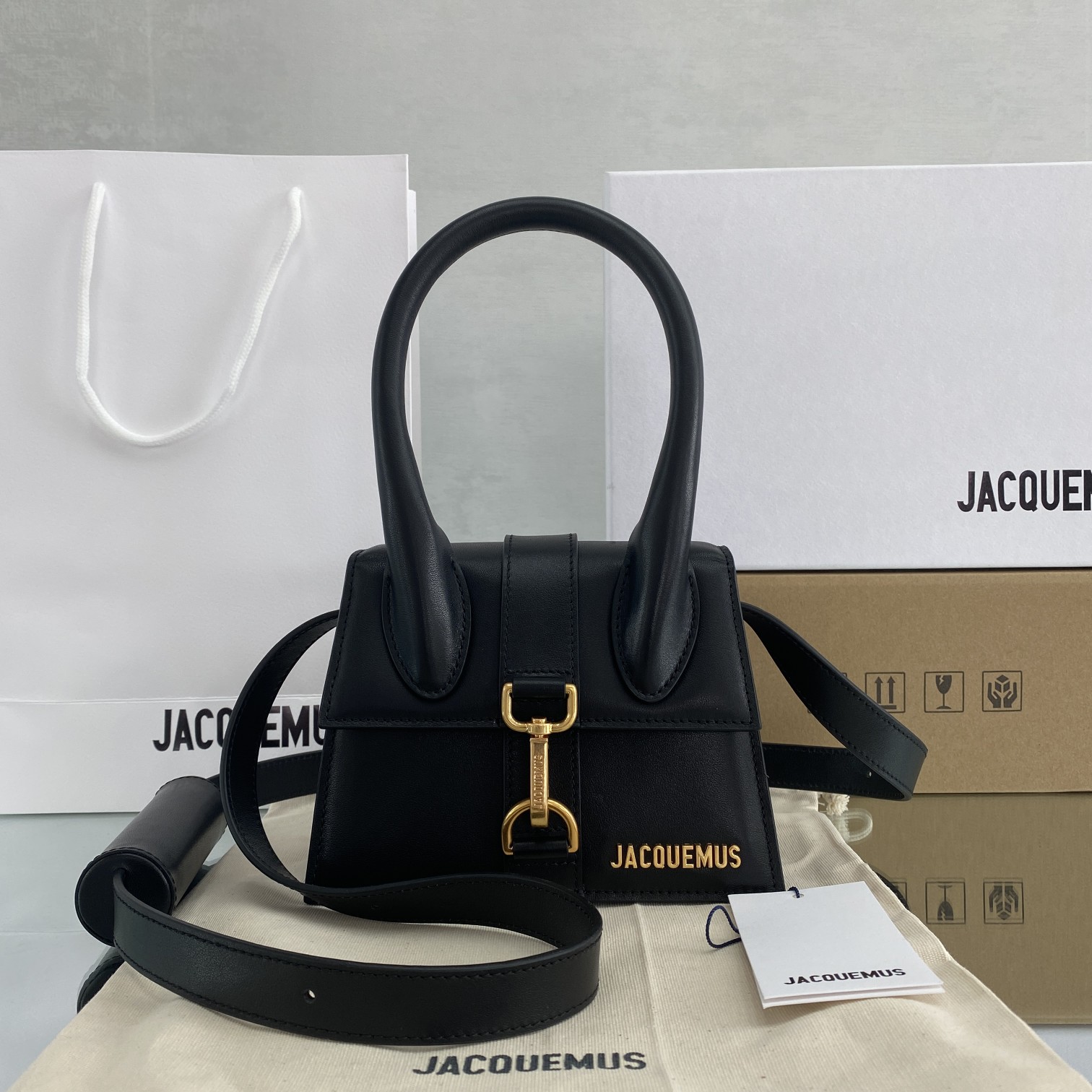 Ja*qvemvs handbags-18x7.5x18.5cm