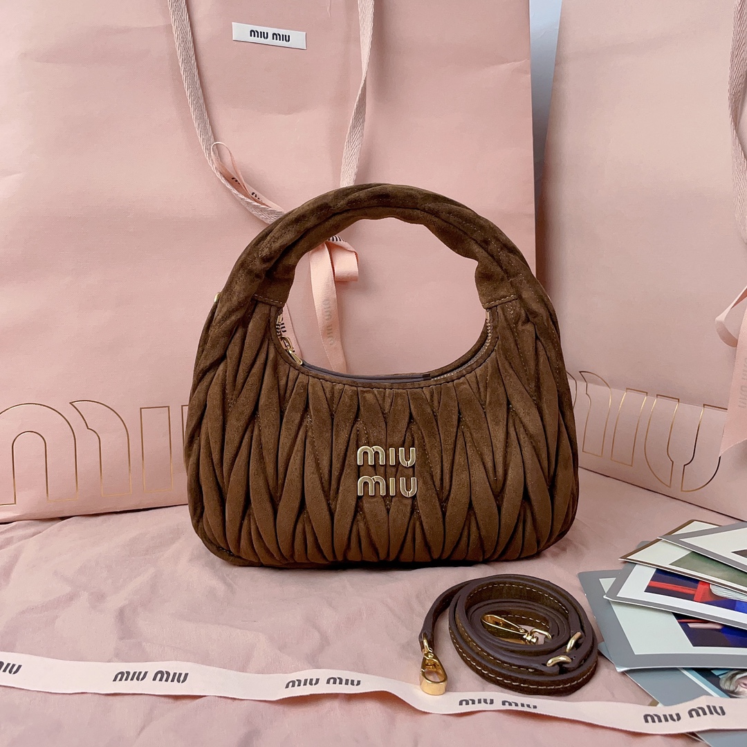 M1um1u wander hobo bag-23x13x7cm