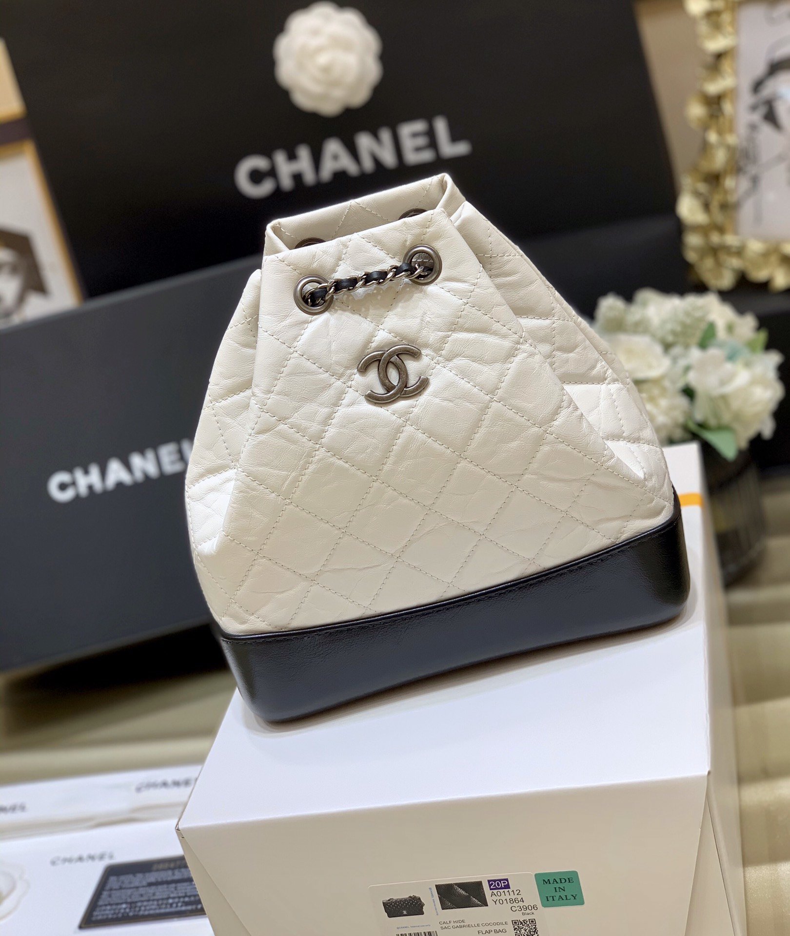 Ch@nel Gabrielle Backpack-23x22.5x10.5CM