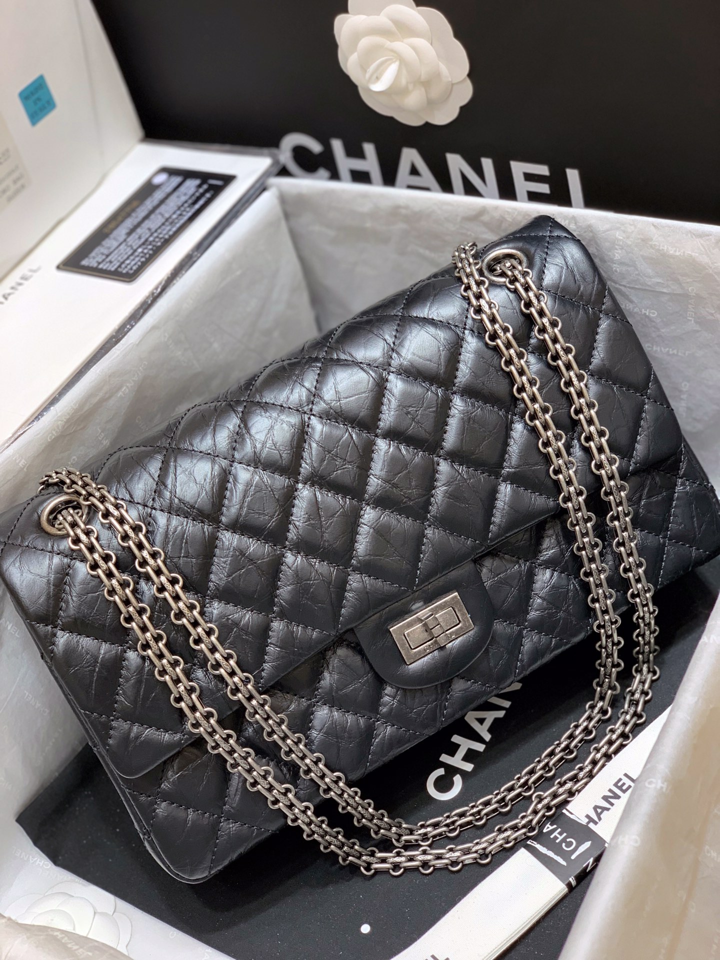 Ch@nel Reissue 2.55 Flap Bag -28CM