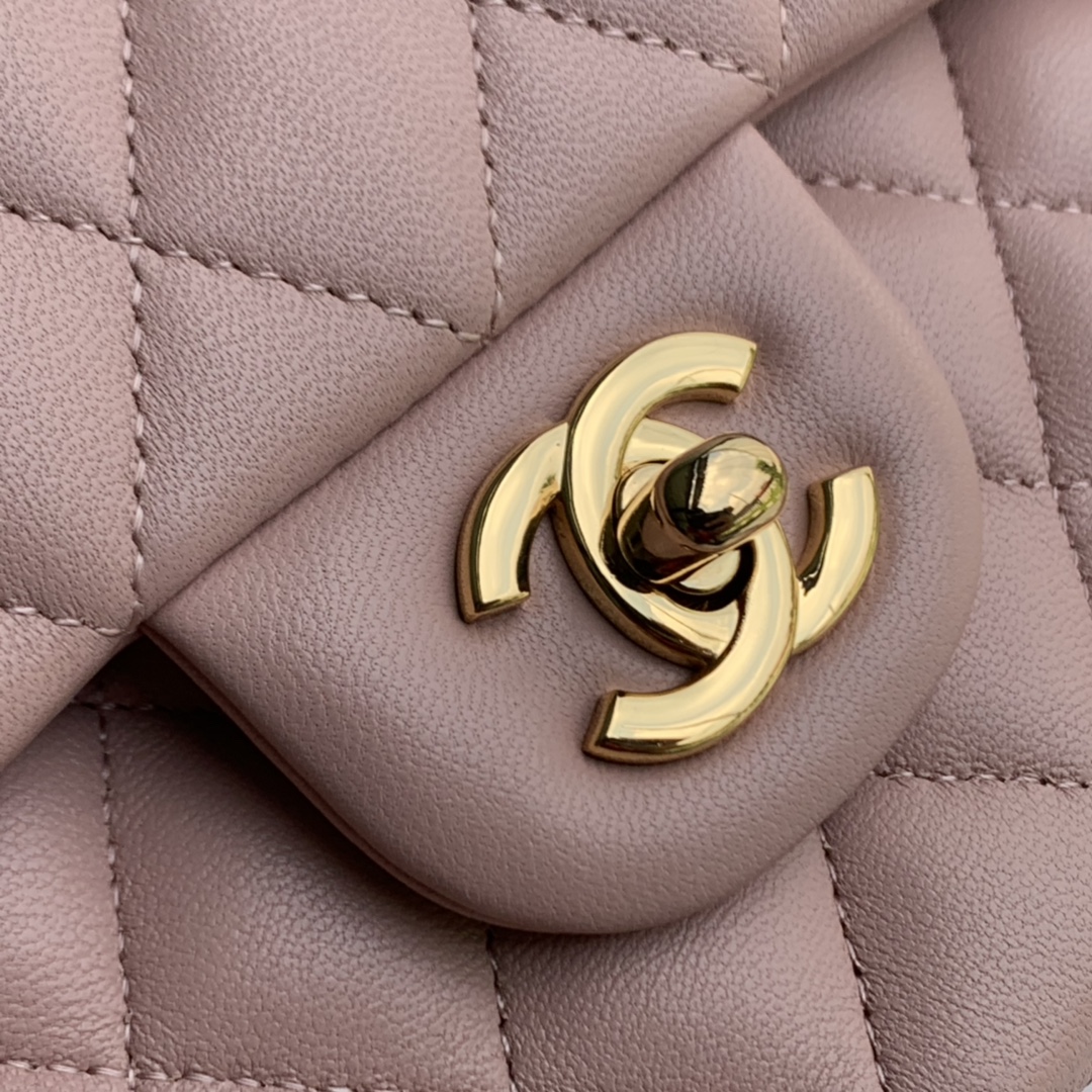 Ch@nel Flap Bag-Lambskin-25CM