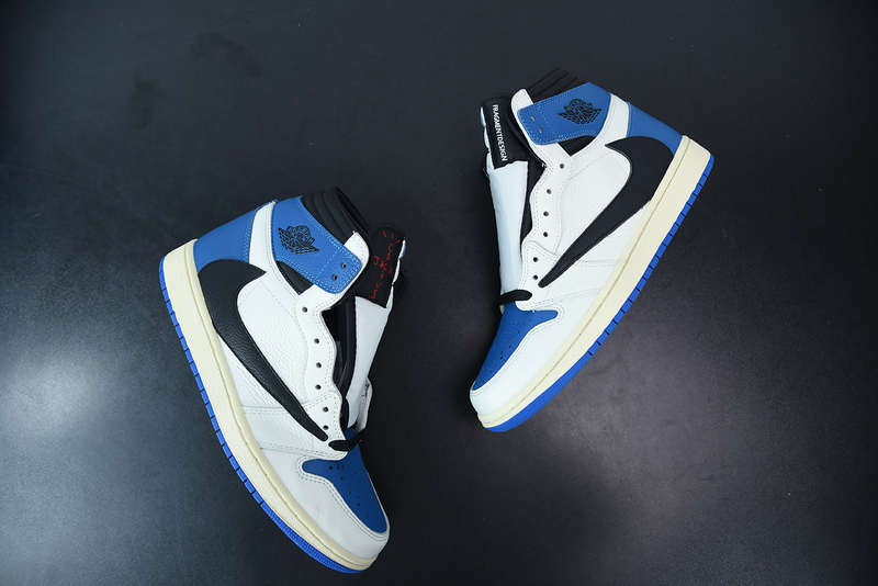 TRAVIS SCOTT X FRAGMENT X AIR JORDAN 1 HIGH OG SP MILITARY BLUE DH3227-105 (WITH UPDATED BOX)