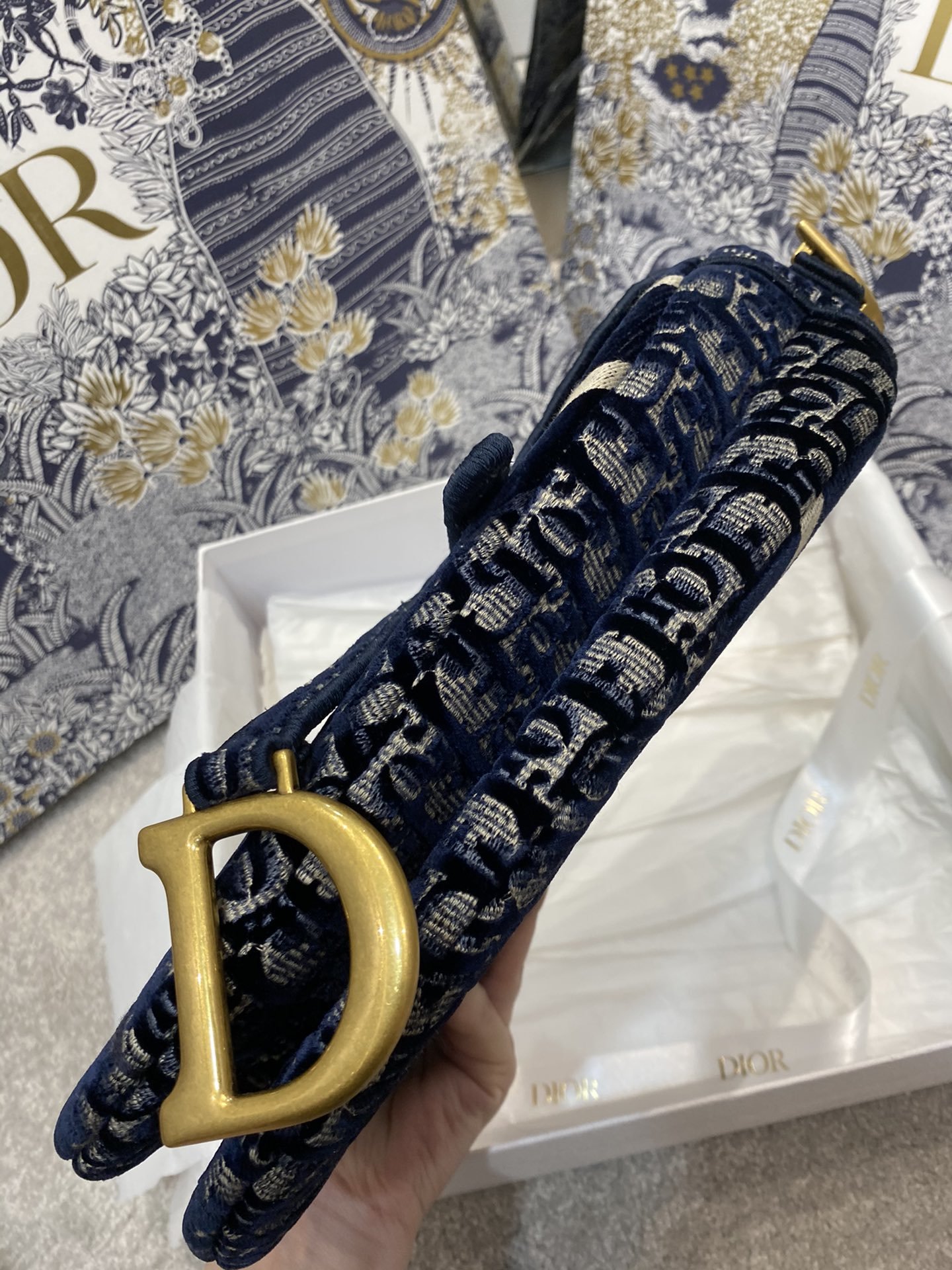 D*or oblique bag-25.5*20*6.5cm