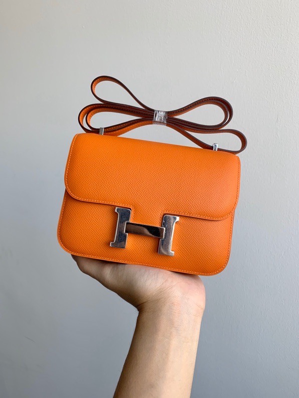 H**mes constance epsom leather-19cm