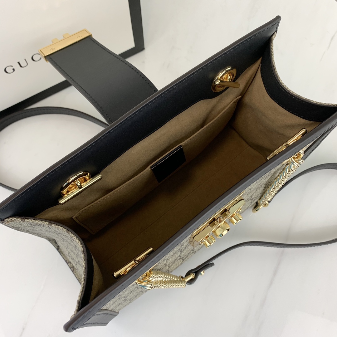 G*u*i padlock bag-26*18*10cm