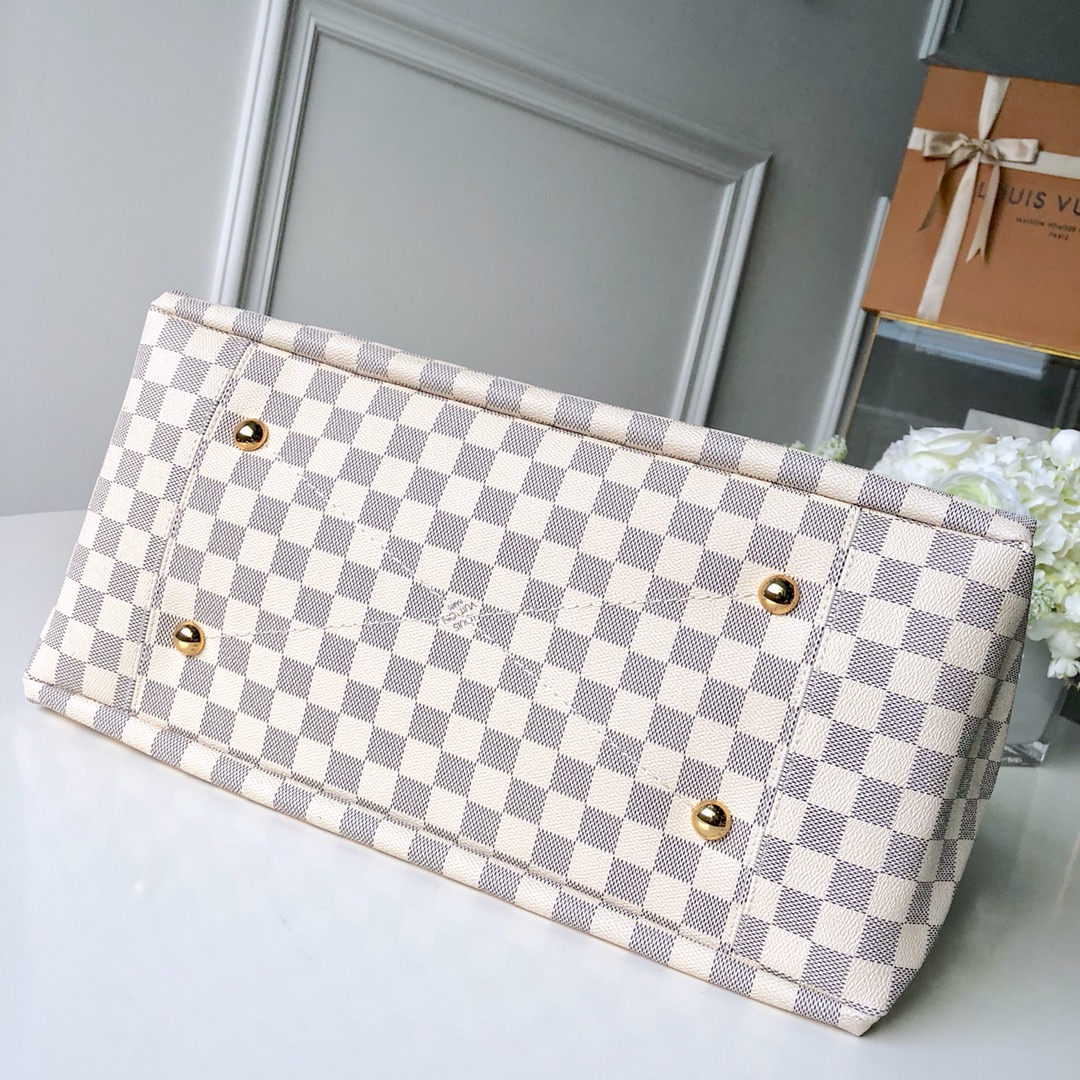 l0*is V*t0n artsy damier azur bag-46*32*24cm