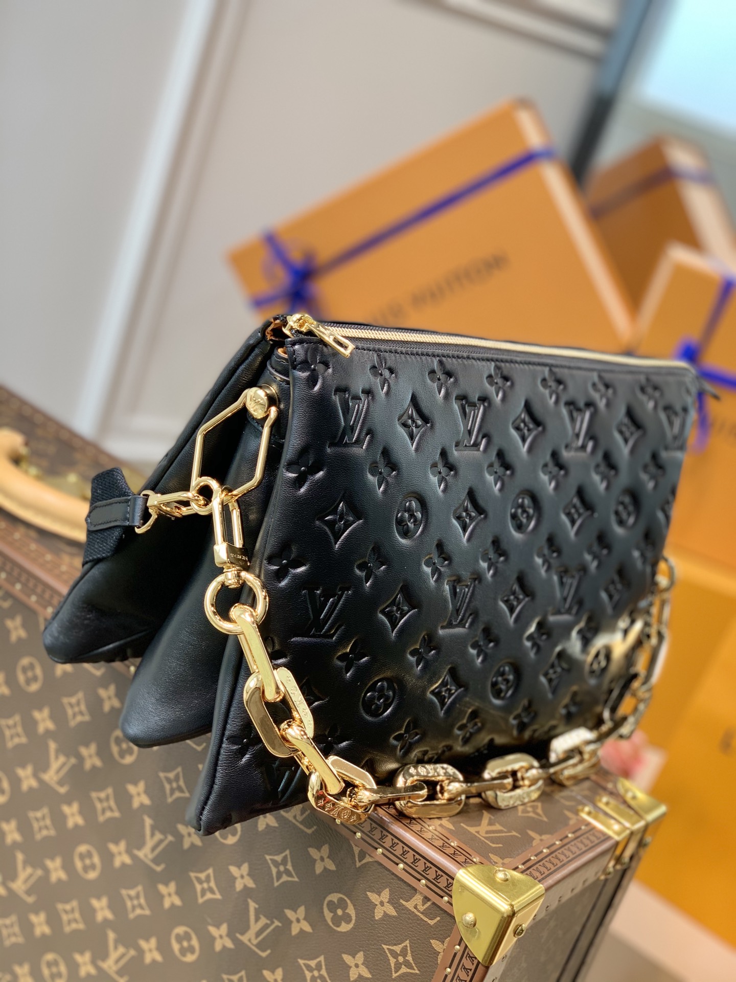 l0*is V*t0n coussin handbags-34 ×24×12cm