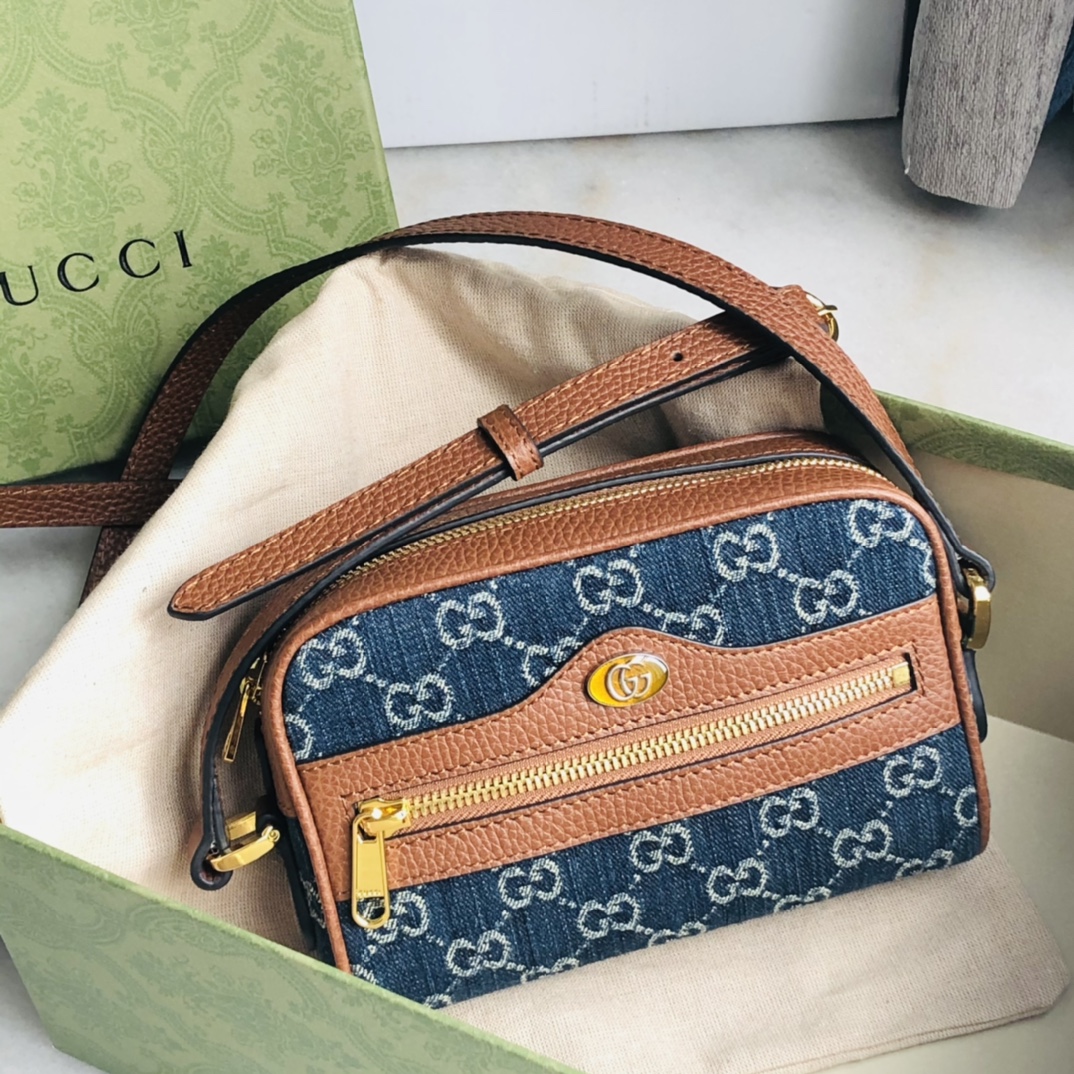 G*u*i demin handbags-17*12*5.5cm