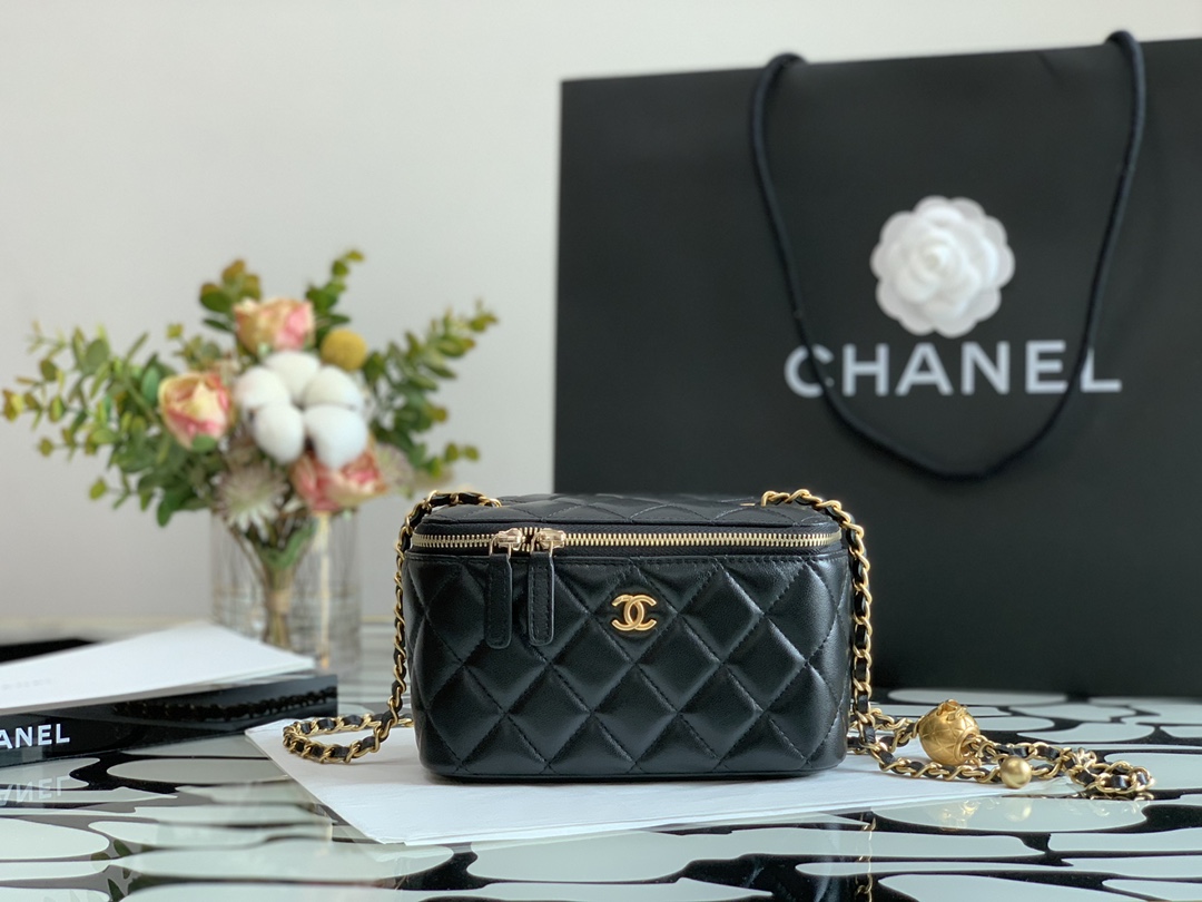 Ch@nel Cosmetic Bag-16.5×10×8CM