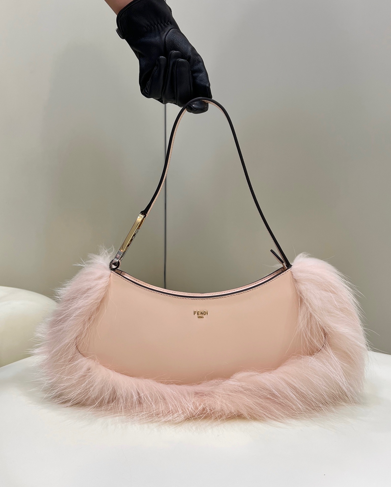 F**di o-lock clutch bags-32*11*5cm