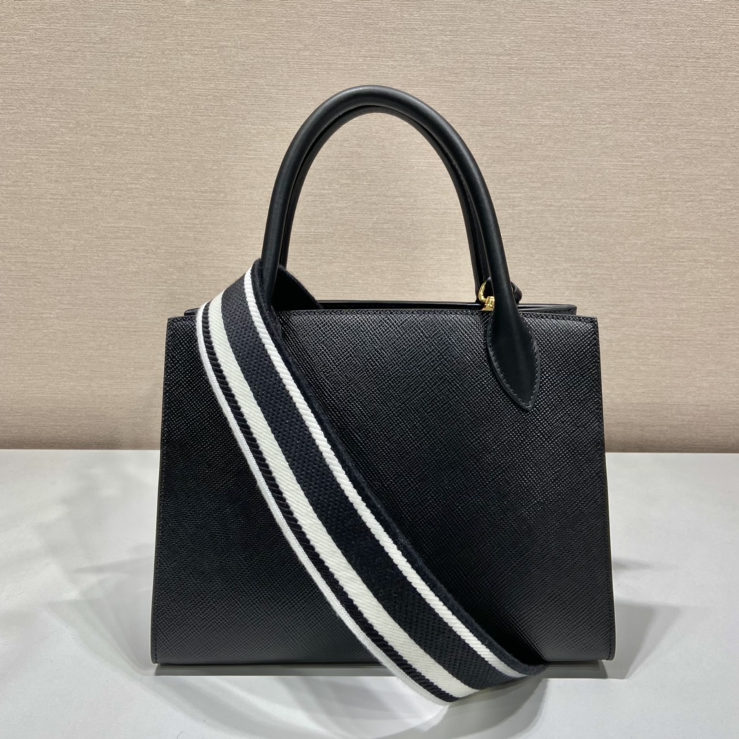 Pra*a 1ba156 tote-26*20*15&33*24*15cm
