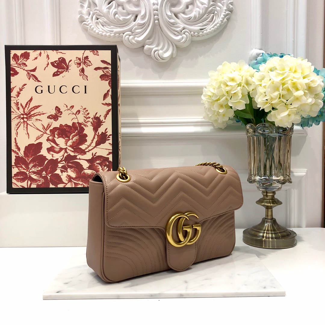 G*u*i gg marmont chain bag-31*19*7cm