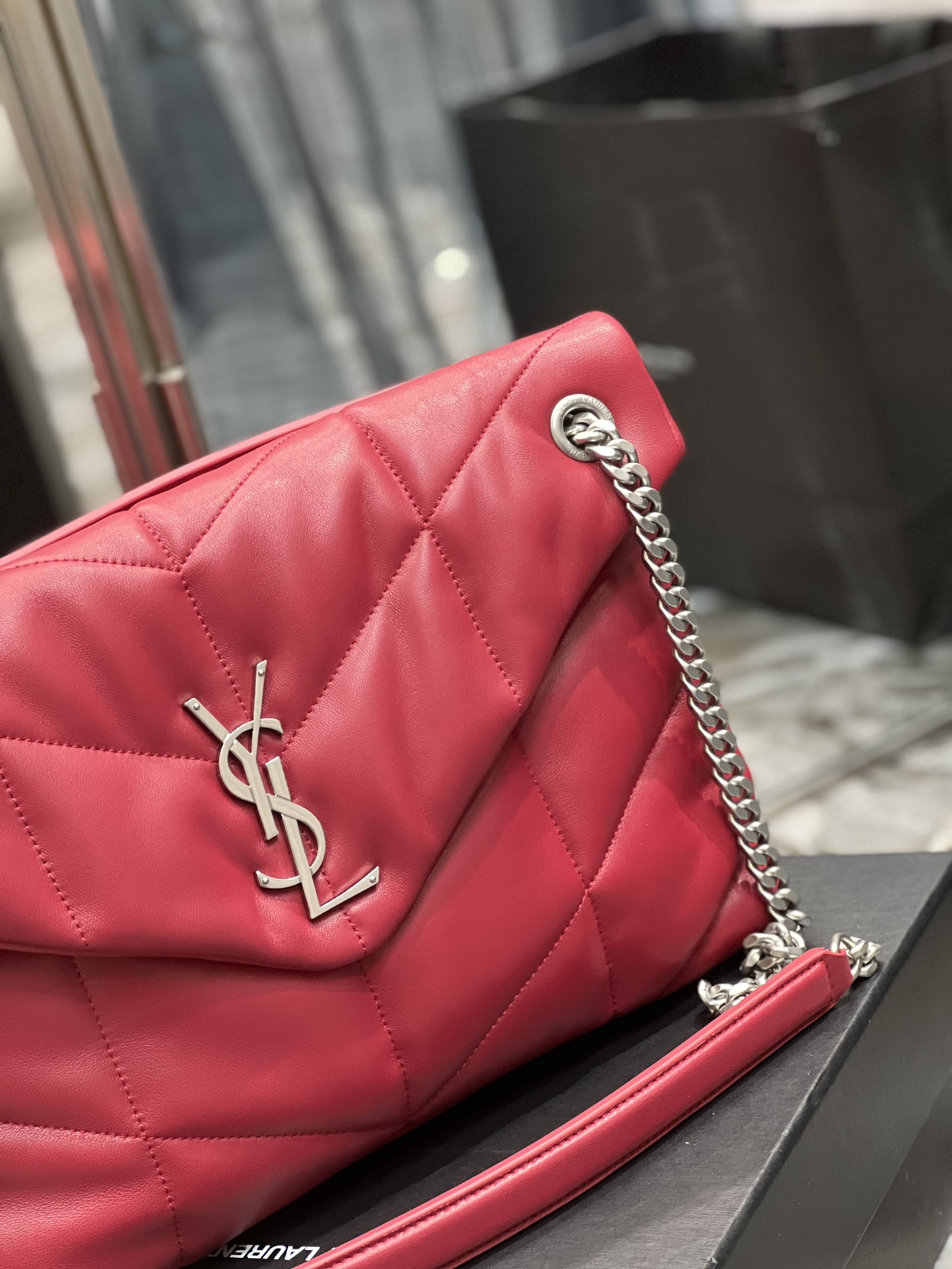 Y*L loulou puffer-lambskin leather