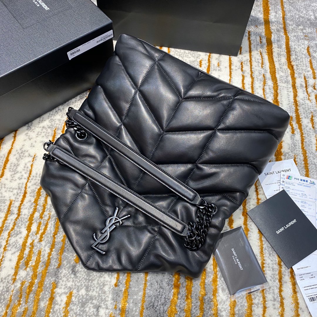 Y*L loulou puffer-lambskin leather
