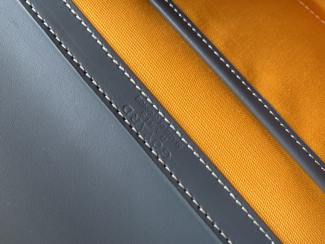 Go*ard coated canvas and leather saigon top handle bag-21cm