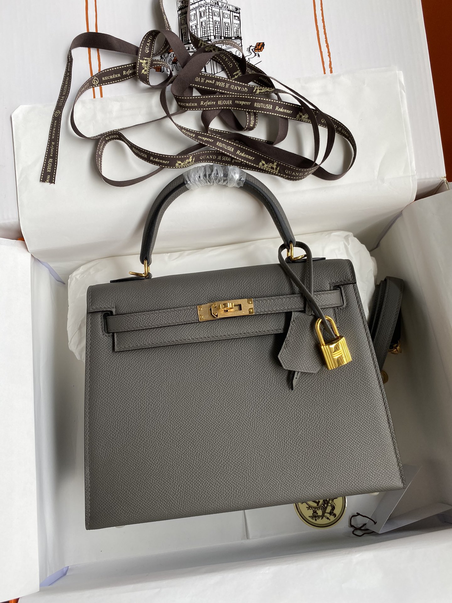 H**mes kelly-epsom leather-25cm