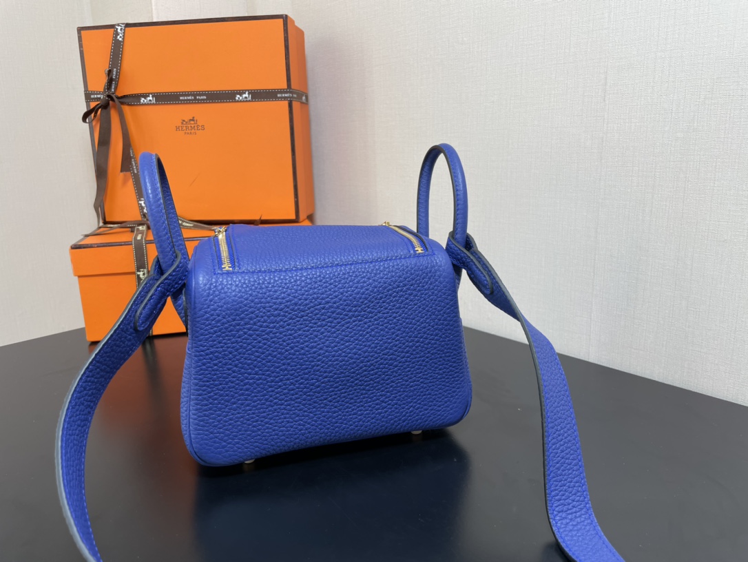 H**mes lindy 19-togo leather-19cm