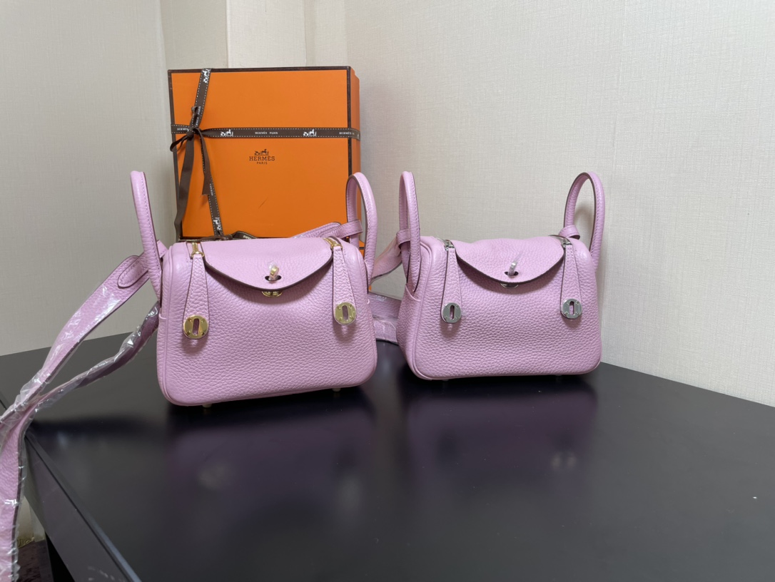 H**mes lindy 19-togo leather-19cm