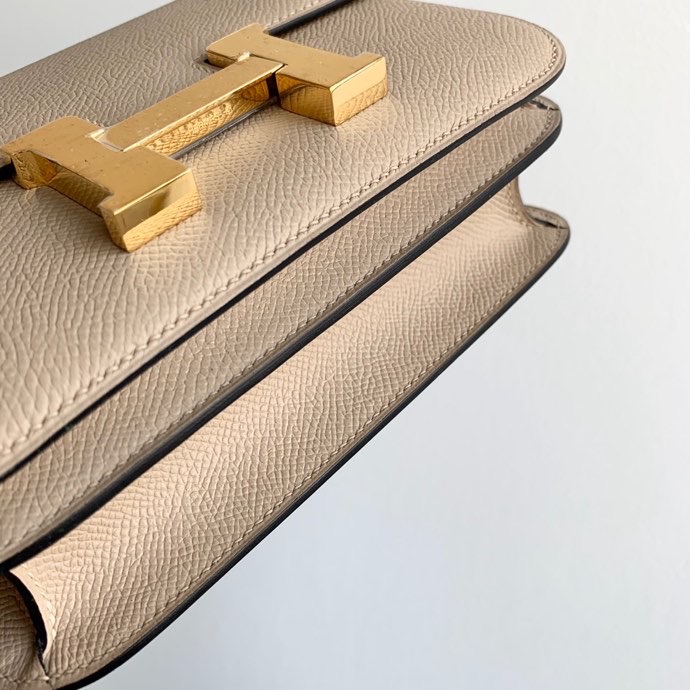 H**mes constance epsom leather-19cm