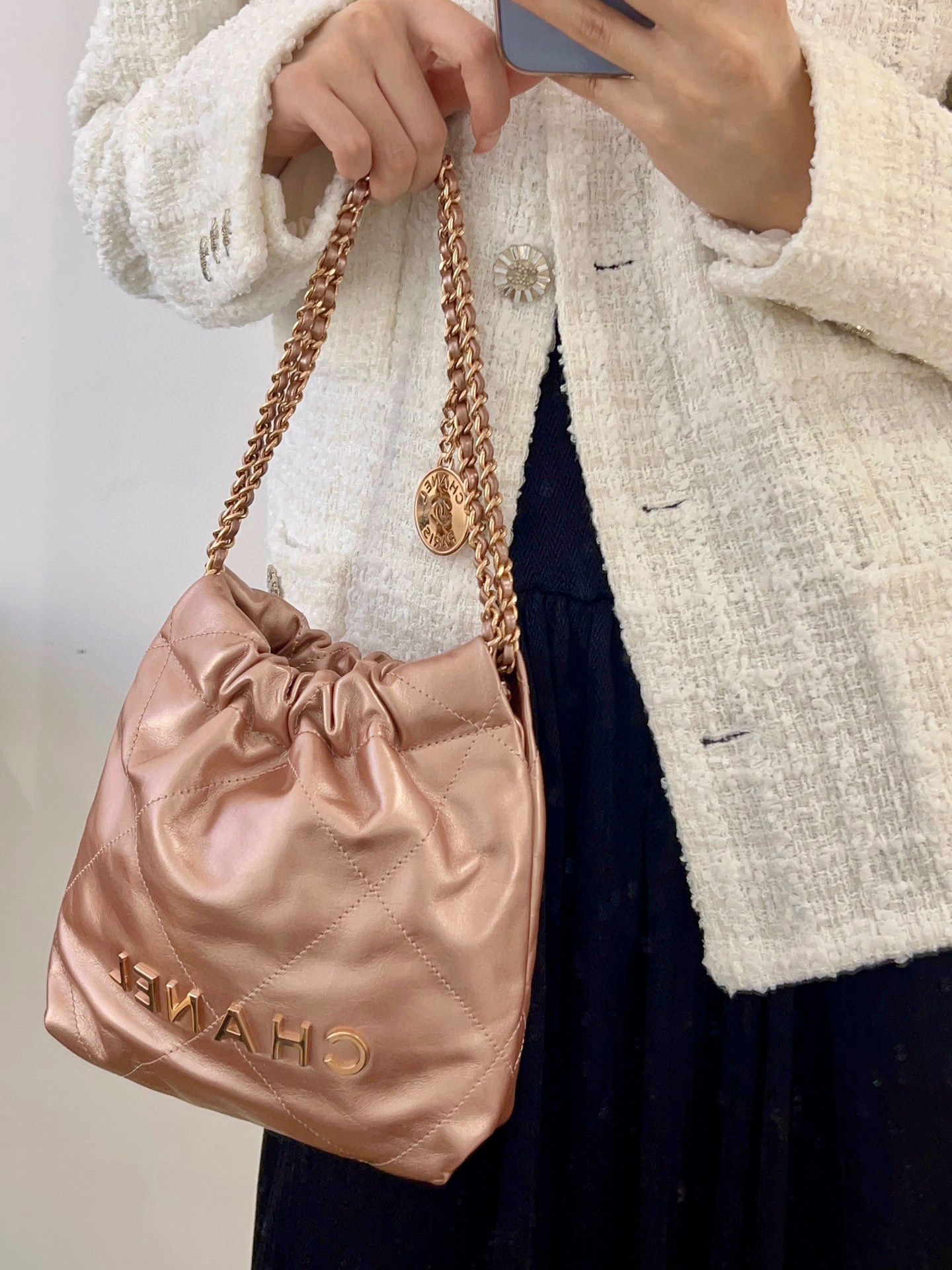 Ch@nel Mini 2023SS Handbags-23*18.5*6CM